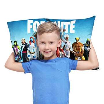 Video Game Linkage Pillowcase Pillow Case Cover Toldder Throw Pillow Cover for Decorating Living Room Sofa Bedroom 12X19 Inches