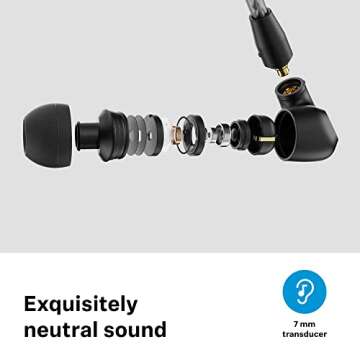 Sennheiser Consumer Audio IE 200 In-Ear Audiophile Headphones - TrueResponse Transducers for Neutral...