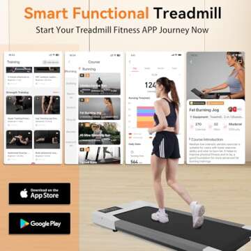 SupeRun Compact Under Desk Treadmill for Home Use