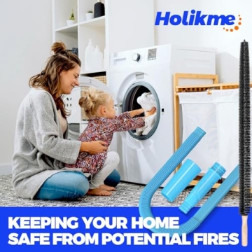 Holikme Flexible Dryer Vent Cleaner Kit for Efficient Cleaning