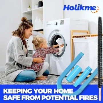 Holikme Flexible Dryer Vent Cleaner Kit for Efficient Cleaning