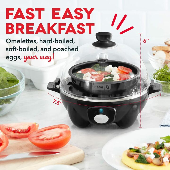 DASH 6 Egg Cooker - Perfect Eggs Every Time