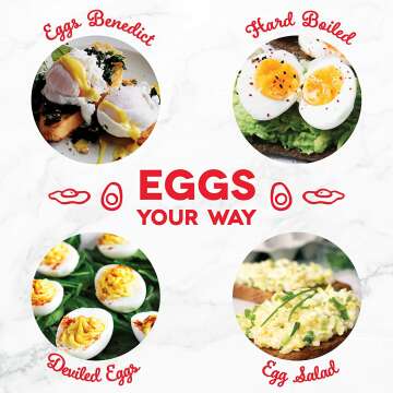 DASH 6 Egg Cooker - Perfect Eggs Every Time