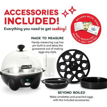 DASH 6 Egg Cooker - Perfect Eggs Every Time
