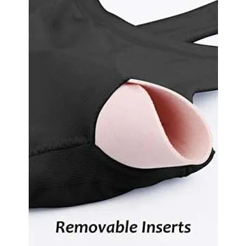 MathCat Seamless Workout Tank Top for Women with Built-in Bra