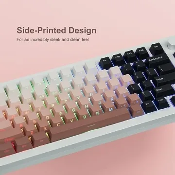 XVX PBT Side Print Keycap Set for Mechanical Keyboards