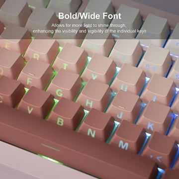 XVX PBT Side Print Keycap Set for Mechanical Keyboards