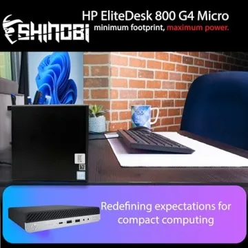 HP EliteDesk 800 G4 Mini PC with Intel i5 and 16GB RAM