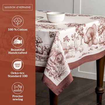Maison d'Hermine Cotton Tablecloth for Every Occasion