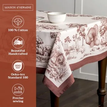 Maison d'Hermine Cotton Tablecloth for Every Occasion