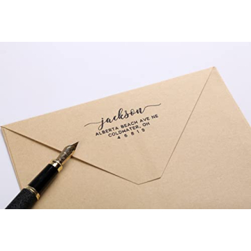 Personalized LOMENTICS Self Inking Address Stamp - 18 Designs