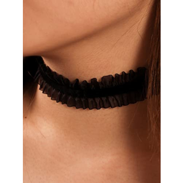 Sacina Gothic Black Choker Necklace for Women