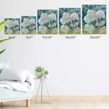 CONDA 11x14 inch Stretched Canvas for Painting, Pack of 8, Primed, 100% Cotton,5/8 Inch Profile Value Bulk Pack for Acrylics, Oils Painting