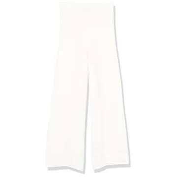 The Drop Women's Cropped Sweater Pant in Whisper White
