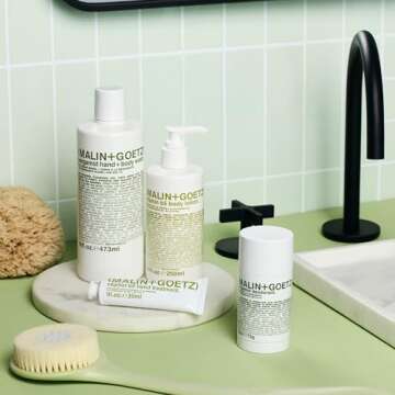 Malin + Goetz Vitamin B5 Body Lotion for Women & Men, 8.5 Fl. Oz. — Body Moisturizer for Dry Skin, All Skin Types, Dry Skin Moisturizer, Hydrating Body Lotion, Vegan & Cruelty Free