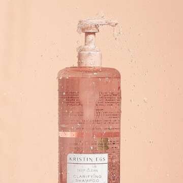 Kristin Ess Hair Deep Clean Clarifying Shampoo + Signature Conditioner Set for Build Up, Dirt and Oi...