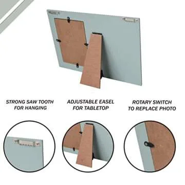 Yudarte Today A Groom,Tomorrow A Husband,Forever Your Son Carved Picture Frames - Engraved Teal Wood Photo Frame 4x6 Inches - Father Mother Parents of the Groom Wedding Gift