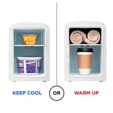 Stylish Chefman Mini Fridge for Skincare & Makeup Storage