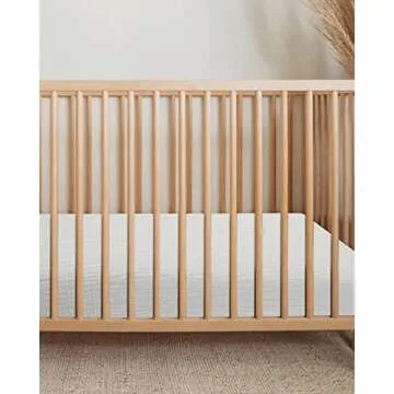 Soft Muslin Cotton Fitted Crib Sheets for Babies 28x52