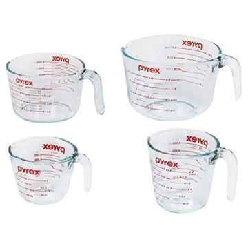 Pyrex 4 Piece Measuring Cup Set for Every Kitchen