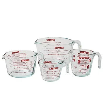 Pyrex 4 Piece Measuring Cup Set for Every Kitchen