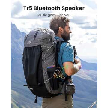 ZICOROOP Bluetooth Speakers,Portable Wireless Speaker with 15W Stereo Sound, IPX6 Waterproof Speaker with LED Light, Bluetooth TWS, Portable Speaker for Shower Outdoor Party Beach Camping
