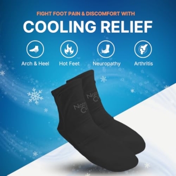 NatraCure Cold Therapy Socks for Foot Pain Relief