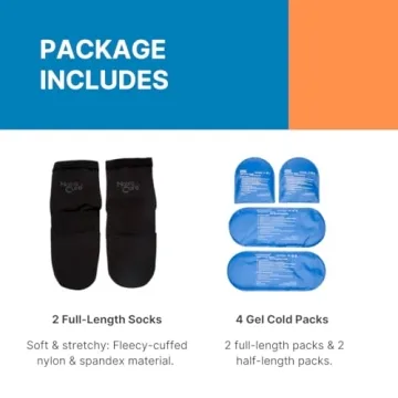 NatraCure Cold Therapy Socks for Foot Pain Relief