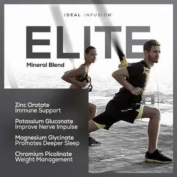 Ideal Infusion Nighttime Recovery & Deep Sleep Supplement: Relaxation and Stress Support - Magnesium Glycinate, KSM-66 (Melatonin Free) Muscle Cramp Relief, Vegan