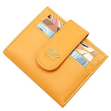 GEEAD Small Wallets for Women Slim Bifold Credit Card Holder