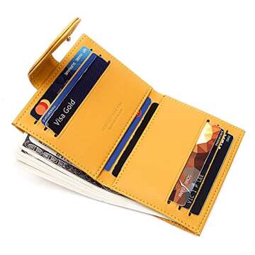 GEEAD Small Wallets for Women Slim Bifold Credit Card Holder