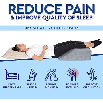 Leg Elevation Pillow - Memory Foam Support for Legs