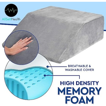 Leg Elevation Pillow - Memory Foam Support for Legs