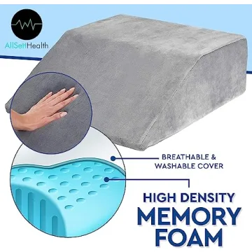Leg Elevation Pillow - Memory Foam Support for Legs