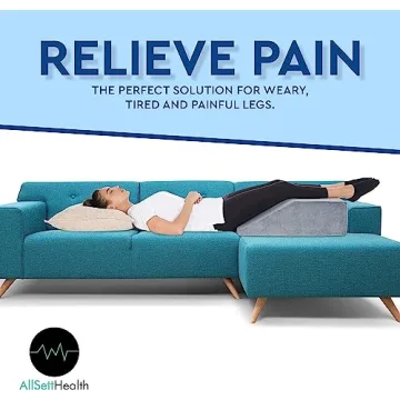 Leg Elevation Pillow - Memory Foam Support for Legs