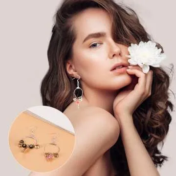 400 Piece Sterling Silver Plated Earring Hooks,Hypoallergenic Earring Making Kit with Beading Hoop Earring Finding Component Accessories,Earring Backs,Jump Rings for Jewelry Making DIY Craft