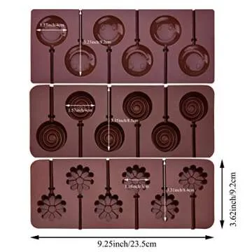 Ancefine Silicone Lollipop Molds for Easy Candy Making