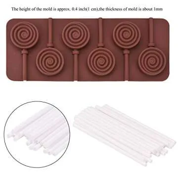 Ancefine Silicone Lollipop Molds for Easy Candy Making