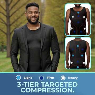 QORE LOGIQ Compression Shirt for Men - Shapewear Top