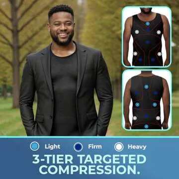 QORE LOGIQ Compression Shirt for Men - Shapewear Top