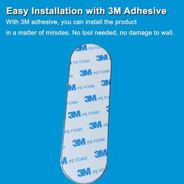 Adhesive Paper Towel Holder - No Drilling Under Cabinet Paper Towel Rack for Kitchen, SUS304 Brushed Stainless Steel, 12 Inch Bar - Fits All Roll Sizes (Gold)