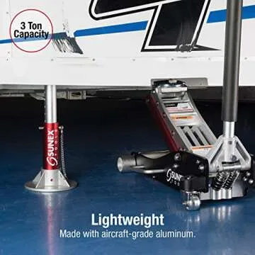 SUNEX TOOLS 6603ASJ 3 Ton Aluminum Lift
