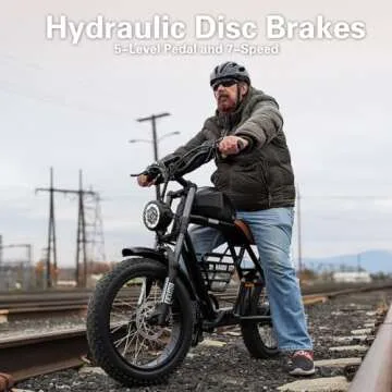 HAOQI 1000W Electric Bike with 52V Removable Battery