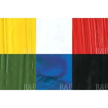 R&F Handmade Paints - Professional Encaustic Paint - Opeque Colors, Set of 6