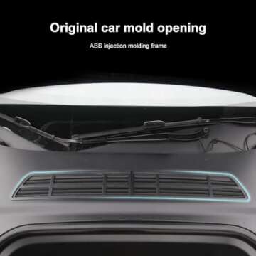 BOHISEN Air Intake Protective Cover for Tesla Model Y 2022 2023 2024 Air Vent Cover Air Intake Vent Grille Cover (Black)