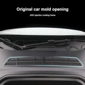 BOHISEN Air Intake Protective Cover for Tesla Model Y 2022 2023 2024 Air Vent Cover Air Intake Vent Grille Cover (Black)