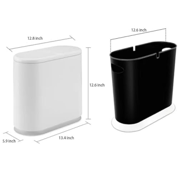 Stylish Baosia Slim Trash Can for Any Room