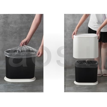 Stylish Baosia Slim Trash Can for Any Room