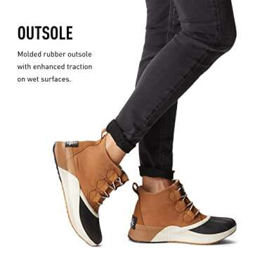 Sorel Women's Out 'N About III Classic Waterproof Boot - Taffy, Black - Size 6