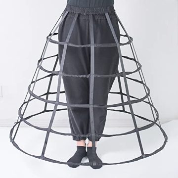 Versatile ARTYME 5 Hoops Pannier Petticoat for Women